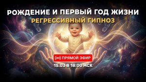Рождение и первый год жизни ребенка. Регрессивный гипноз | 15.03.2026 в 18:00 МСК