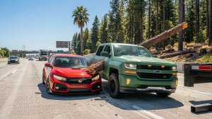 BeamNG Drive - Опасные аварии при обгоне