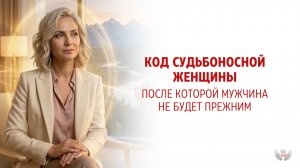 Код судьбоносной женщины: как стать той, которую невозможно забыть?