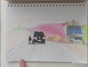 Как нарисовать ДТП падает фура? Мастер класс