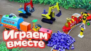 МУЛЬТИКИ ПРО МАШИНКИ И СУПЕРГЕРОЕВ ДЛЯ ДЕТЕЙ 🚗 ИГРУШЕЧНЫЙ ЧЕЛОВЕК ПАУК И ХАЛК СПАСАЮТ ПОЕЗД Ч.12