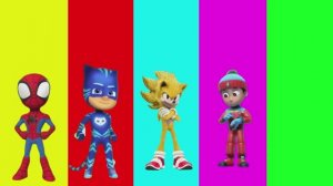 Герои в масках и Dame Tu Cosita: ЧЕЛЛЕНДЖ «ПЕРЕПУТАННЫЕ ГЛАЗА» 🧩Угадай голову | Веселая головоломка