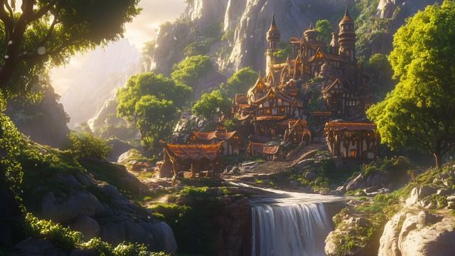 Затерянный город - Волшебная музыка эльфов, фоновая музыка для отдыха