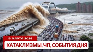 Новости Сегодня 13.03.2026 - Катаклизмы за сегодня, ЧП, События дня | США Европа Россия Китай Индия
