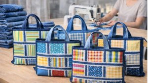 Вторая жизнь джинсам! Шью стильную сумку тоут своими руками