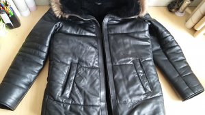 Ремонт разрыва кармана на кожаной куртке