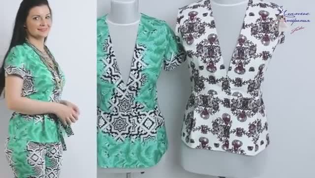 Летний жакет или жилет сшить своими руками без выкройки