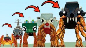 Новая Эволюция Crab Uss Abraham Lincoln Против Семьи Brainrot