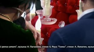 Торт от Рената Агзамова в программе _Сегодня вечером_  с  Анной Нетребко