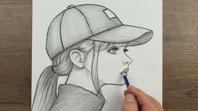 Как легко и пошагово нарисовать симпатичную девушку карандашом