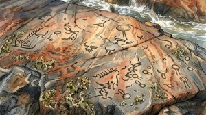 Мистика Карелии: Петроглифы Онежского озера