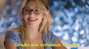 Сегодня день особенный, ты знай,