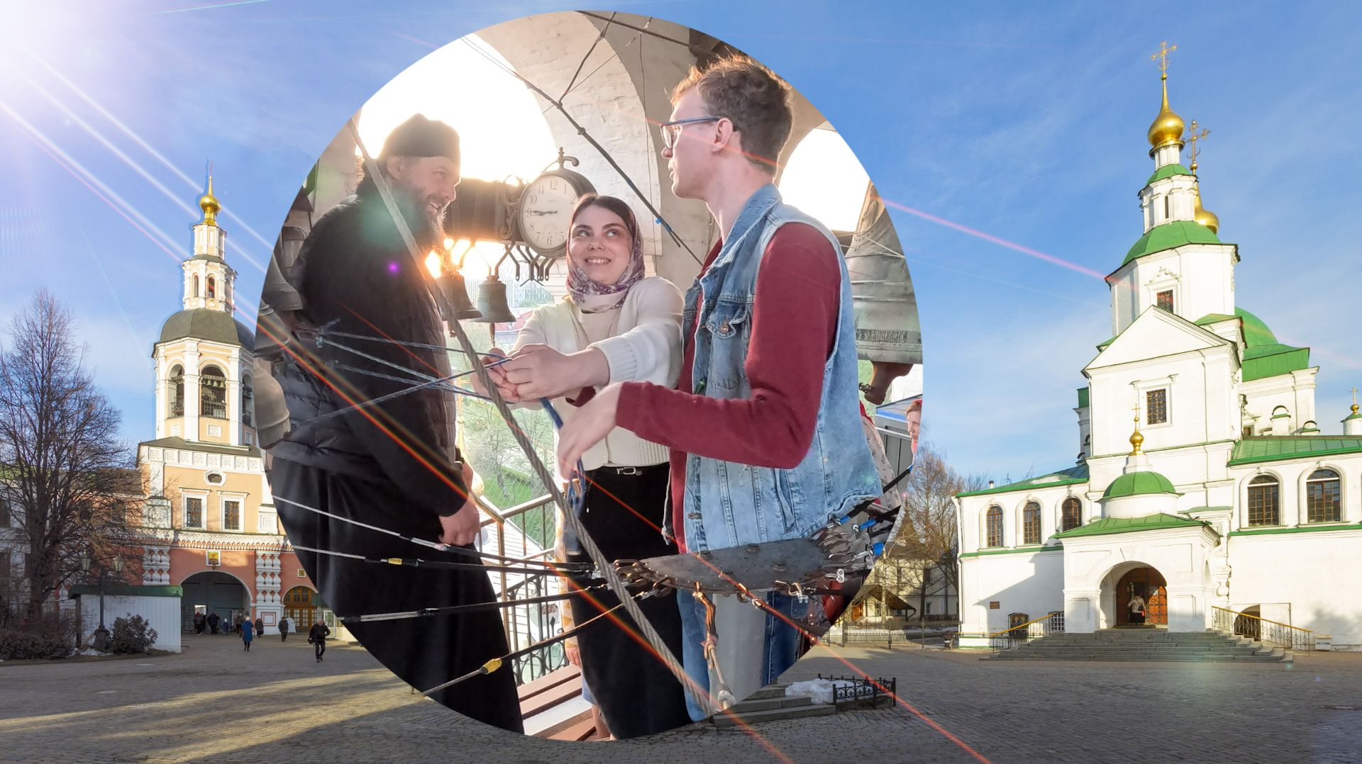 Колокольный звон (47) на Светлой седмѝце 22.04.2025 в часы свободного доступа, Данилов монастырь