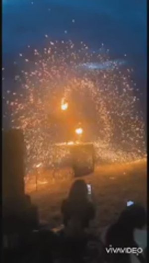 ТАЙЛАНД. ОСТРОВ КРАБИ. ВЕЧЕРНЕЕ ШОУ НА ПЛЯЖЕ