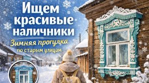 Прогулка по зимней улице: красота старых домов