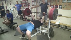 Жим лежа за неделю до Кубка Балтики - Д. Спиридонов. Спортстудия