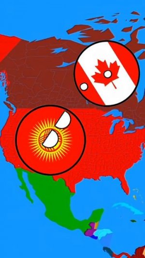 Соединённые Штаты Кыргызстана #countryballs #memes #анимация