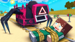 ПРОКЛЯТЫЙ ПОЕЗД SQUID GAME НАПАЛ НА JJ 🚆 СМОЖЕТ ЛИ ОН ВЫЖИТЬ
