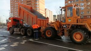 Ямочный ремонт на Лазуринском бульваре