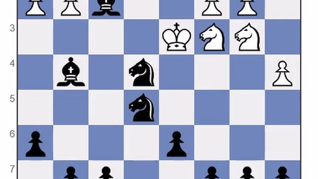 Хитрый выигрыш с жертвой ферзя в начале партии похожий на _мат Легаля_