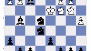 Хитрый выигрыш с жертвой ферзя в начале партии похожий на _мат Легаля_