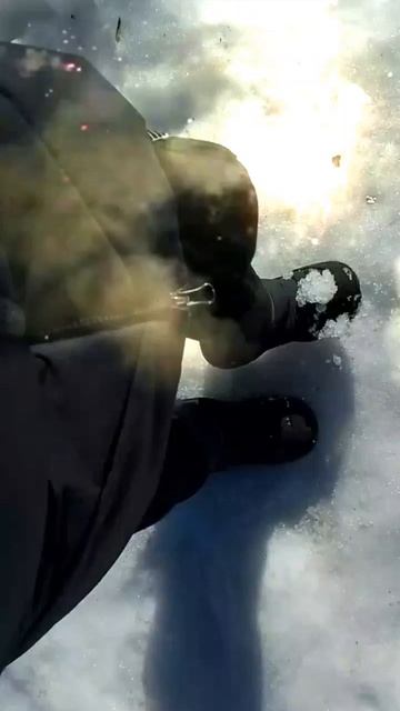 паркур  по лидышком