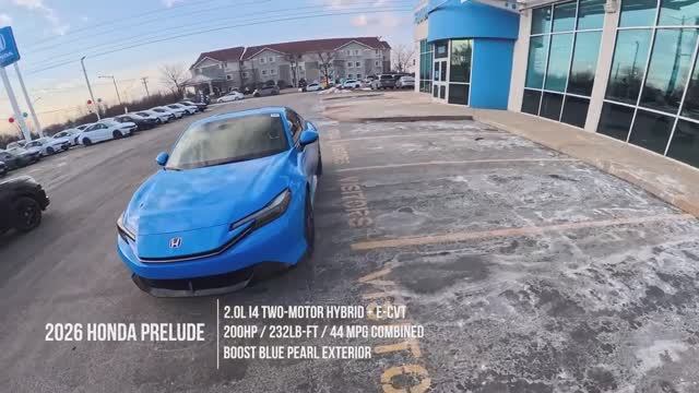 Обзор Honda Prelude Hybrid Хонда