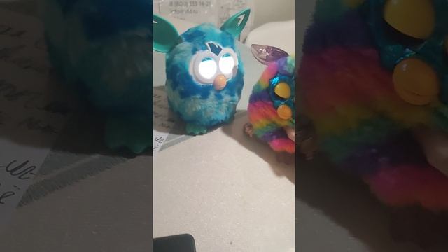 Ферби коннект и ферби бум после ремонта и ферби 2012 с ферби кристалл