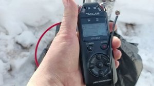 Запись гула на tacam dr05x