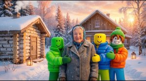 Роблокс и баня для Бабушки. Веселая история