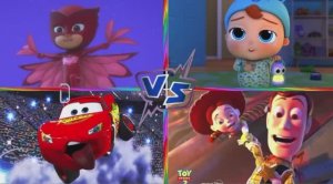 Герои в масках 🆚 Маленький Ангел 🆚 Маккуин Пожиратель 🆚 История Игрушек — Плитки Хоп