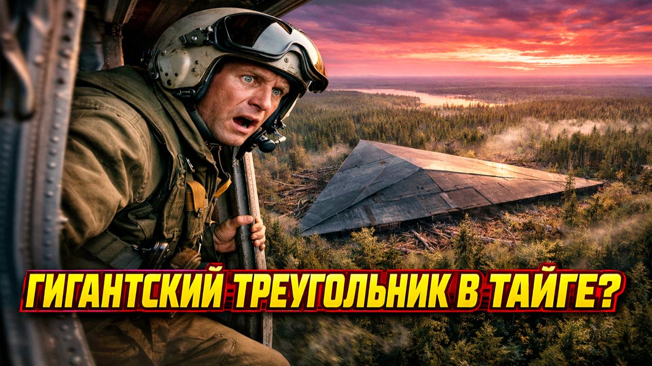 В 1975 году экипаж вертолёта заметил в якутской тайге гигантский металлический треугольник смотреть онлайн