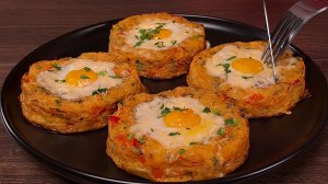 Что приготовить из картошки и яиц? Вкусный ужин из простых продуктов!