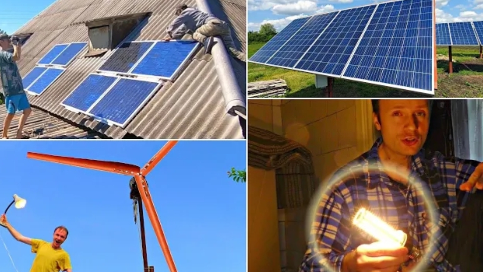 ✅Как заработать на бесплатном электричестве? 💵 Бюджетная мощная солнечная электростанция