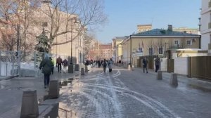 Пришла домой без ног 😅Но с хорошим настроением.🥰Весна в Москве !Прогулка в центре и Третьяковка