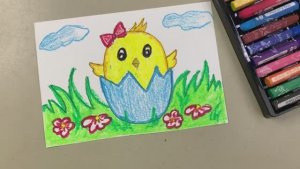 РИСУНОК на ПАСХУ! Идея открытки своими руками!