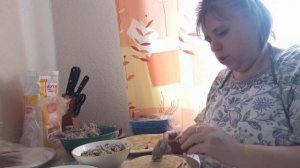 Напекла блинов. Сварила суп, приготовила бишбармаг и тд.