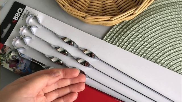 Набор шампуров HOT TIME, хромированный металл, 60 см, 4 шт., C80900920