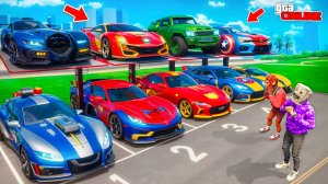 РАНДОМНО ВЫБИЛ СУПЕР-ТАЧКИ НА ОГРОМНОЙ ПАРКОВКЕ! БИТВА РАНДОМА В GTA 5 ONLINE