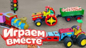 МУЛЬТИКИ ПРО МАШИНКИ И СУПЕРГЕРОЕВ ДЛЯ ДЕТЕЙ 🚗 ИГРУШЕЧНЫЙ ЧЕЛОВЕК ПАУК И ХАЛК СПАСАЮТ ПОЕЗД Ч.13