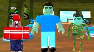 Лёня навалял Владусу Роблокс Приключения