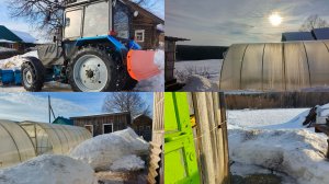 Съездили в Лузу ,трактор приехал .