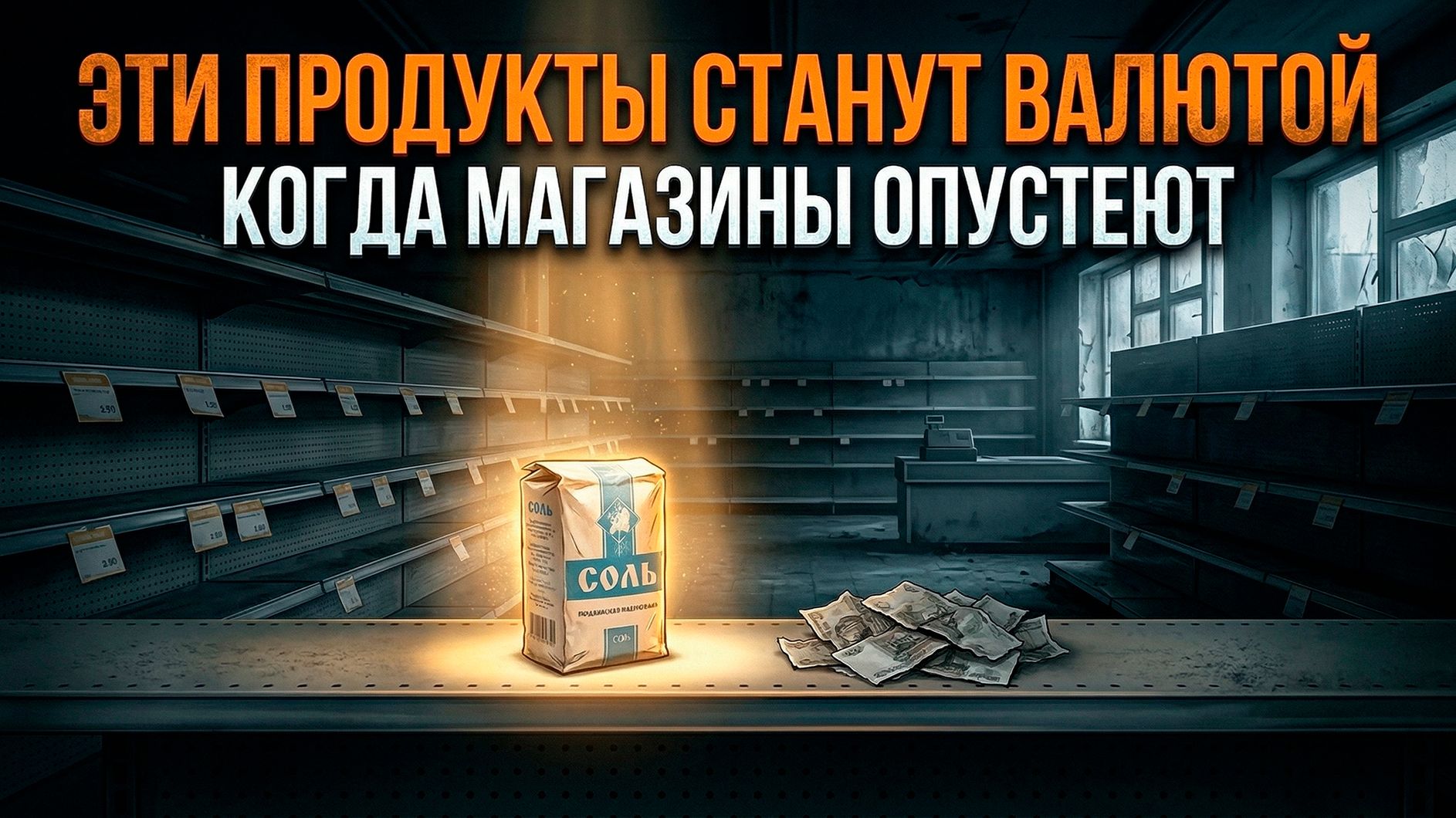 Эти продукты станут валютой, когда магазины опустеют
