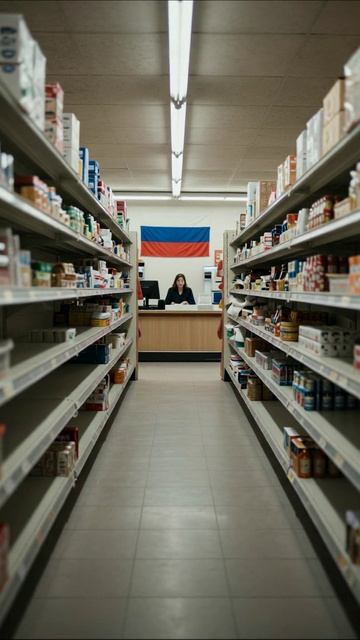 Пустота и безысходность: аптека в мрачном мире #безнадега #аптека #разочарование