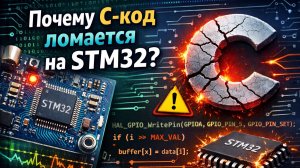 Почему код на C отлично работает на компьютере, но ведёт себя совершенно иначе на микроконтроллере?