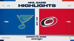 Обзор матча НХЛ | Каролина - Сент-Луис (13.03.2026)