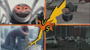 Скибиди Туалет 🆚 Мега Монстр Червь ЕХЕ 😱 Плитки Хоп Музыкальная Битва