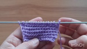 Узор ,,плетёнка,,спицами.