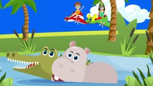 Зен и Ден 1-7 серии - Развивающие и обучающие мультики песни для детей - Зебра в клеточку