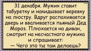 🐸_Дед_Мороз_зубоскал_и_табуретка!_✅Анекдот!_#юмор_#смех